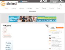 Tablet Screenshot of bicikel.com